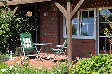 Ferienhaus Jäger Terrasse